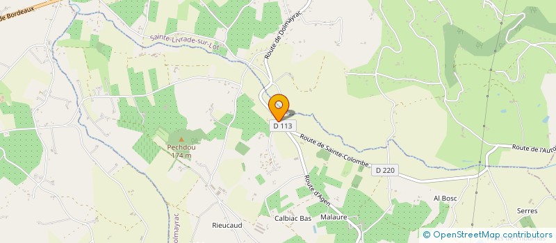 localisation de l'entreprise SCI DE LA CHAPELLE SAINT HUBERT  TONNEINS