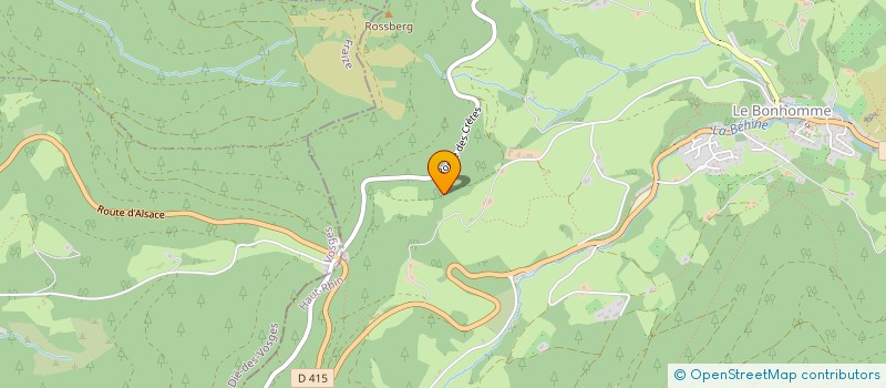 localisation de l'entreprise SCI DE LA CHAPELLE SAINTE CLAIRE  LE BONHOMME