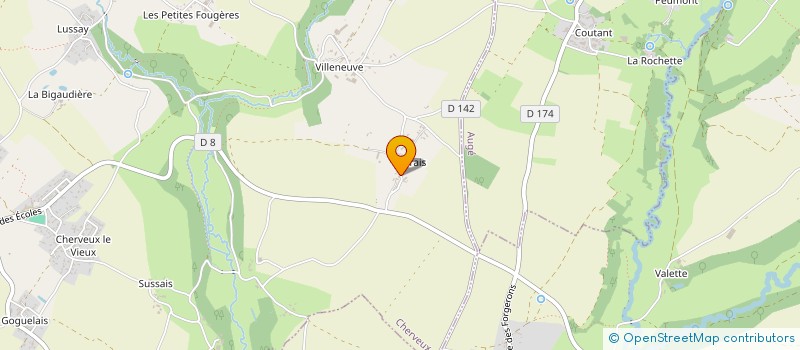 localisation de l'entreprise SCI DE LA CHAPONNEE  CHERVEUX