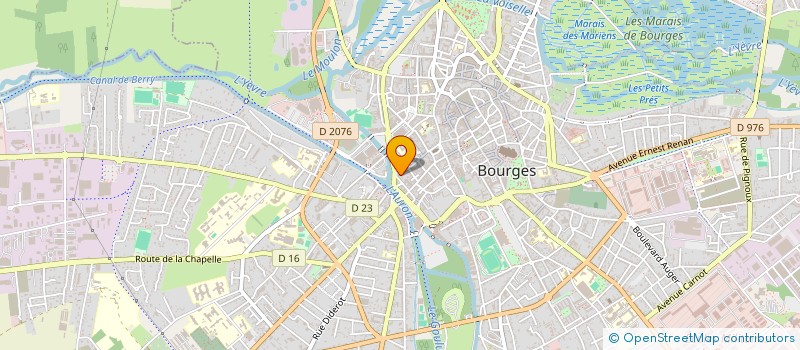 localisation de l'entreprise SCI DE LA CHAPPE  BOURGES