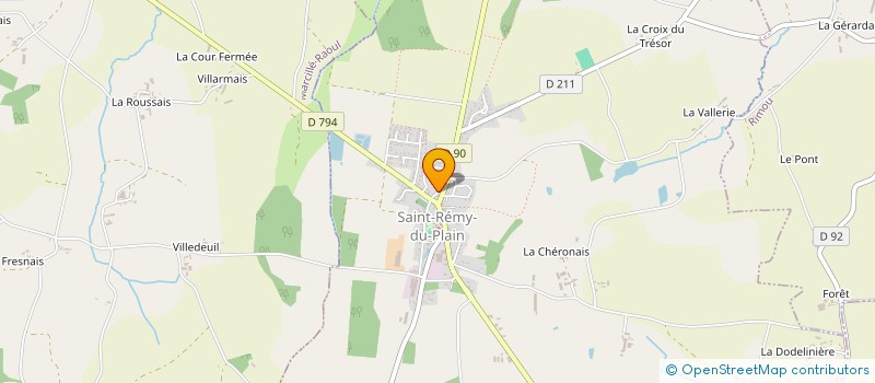 localisation de l'entreprise SCI DE LA CHARBONNIERE  VAL-COUESNON