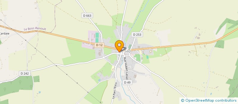localisation de l'entreprise SCI DE LA CHARENTONNE à LA FERTE-EN-OUCHE