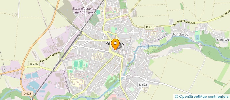 localisation de l'entreprise SCI DE LA CHARITE  PITHIVIERS