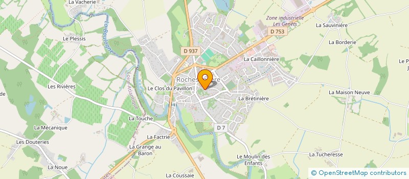 localisation de l'entreprise SCI DE LA CHARMILLE  ROCHESERVIERE