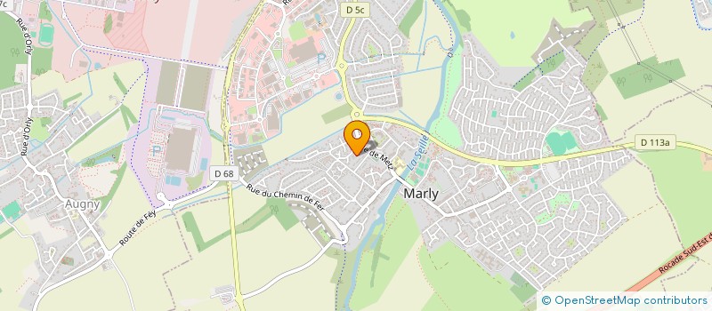 localisation de l'entreprise SCI DE LA CHARMILLE à MARLY