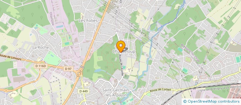 localisation de l'entreprise SCI DE LA CHARMILLE à SAINT-GERMAIN-LES-ARPAJON