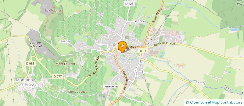 localisation de l'entreprise SCI DE LA CHARRETTE  BUXY