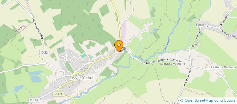 localisation de l'entreprise SCI DE LA CHARRIERE  ERVY-LE-CHATEL