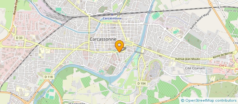 localisation de l'entreprise SCI DE LA CHARRUE D'OR à CARCASSONNE