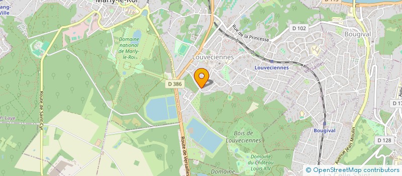 localisation de l'entreprise SCI DE LA CHASSE DU ROI  LOUVECIENNES