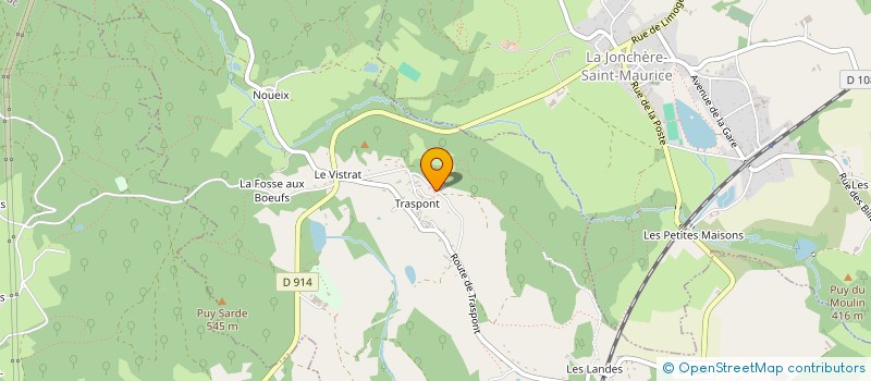 localisation de l'entreprise SCI DE LA CHATAIGNERAIE  AMBAZAC