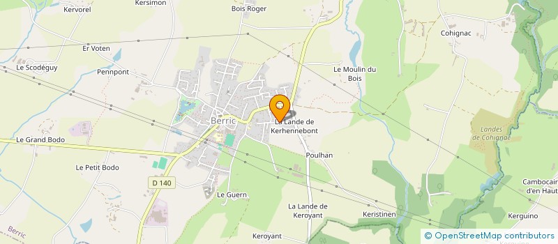 localisation de l'entreprise SCI DE LA CHATAIGNERAIE  BERRIC