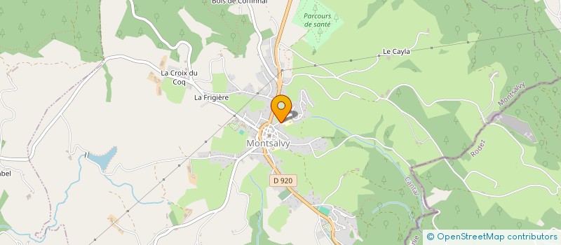 localisation de l'entreprise SCI DE LA CHATAIGNERAIE LOZERIENNE à MONTSALVY