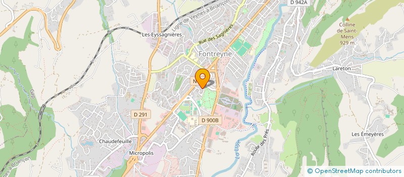 localisation de l'entreprise SCI DE LA CHAU  GAP