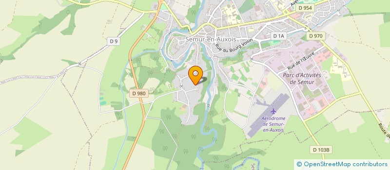 localisation de l'entreprise SCI DE LA CHAUME  SEMUR-EN-AUXOIS