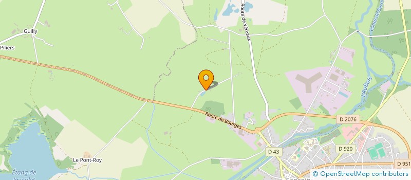 localisation de l'entreprise SCI DE LA CHAUME  SANCOINS