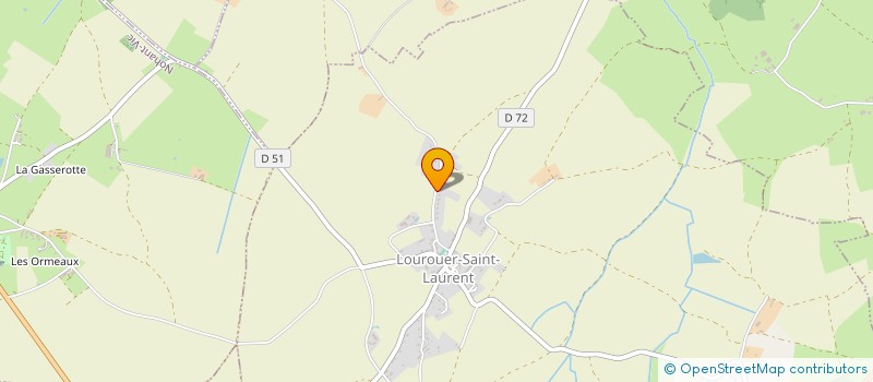 localisation de l'entreprise SCI DE LA CHAUME MOREAU à LOUROUER-SAINT-LAURENT