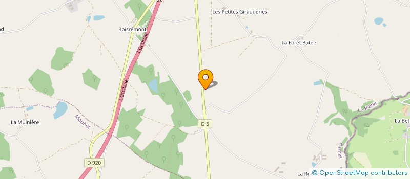 localisation de l'entreprise SCI DE LA CHAUSSEE à LA CHATRE-LANGLIN