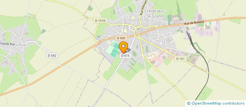 localisation de l'entreprise SCI DE LA CHAUSSEE BRUNEHAUT  CREVECUR-LE-GRAND