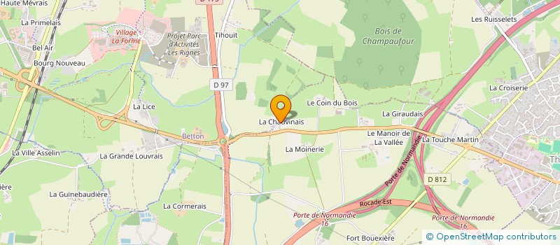 localisation de l'entreprise SCI DE LA CHAUVINAIS à CESSON-SEVIGNE