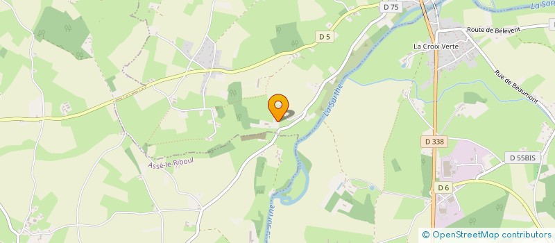 localisation de l'entreprise SCI DE LA CHAUVINIERE  BEAUMONT SUR SARTHE