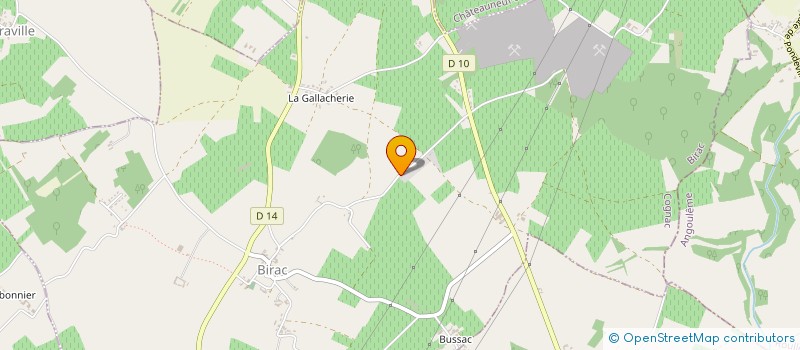 localisation de l'entreprise SCI DE LA CHAUX à BIRAC