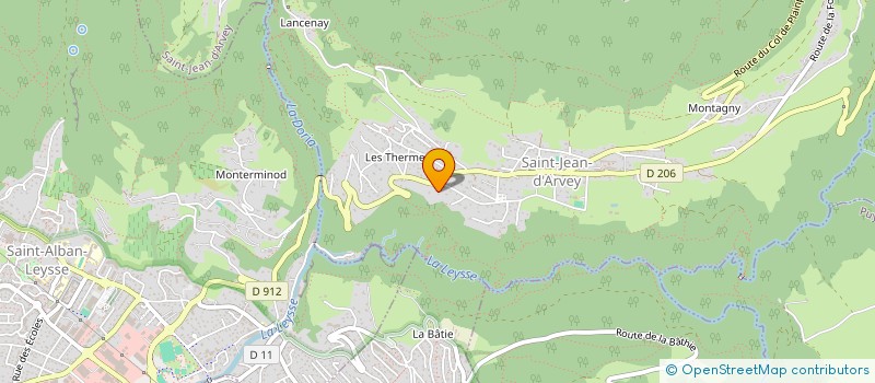 localisation de l'entreprise SCI DE LA CHAVANNE  SAINT-JEAN-D'ARVEY