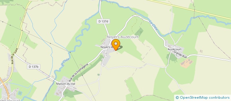 localisation de l'entreprise SCI DE LA CHEE à NOYERS-AUZECOURT