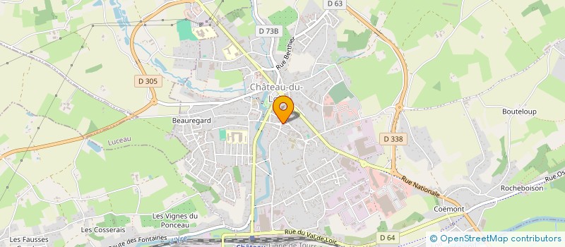 localisation de l'entreprise SCI DE LA CHEMINEE  MONTVAL-SUR-LOIR