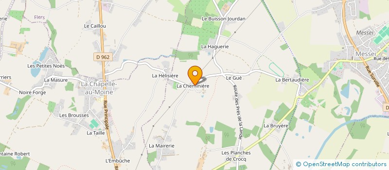 localisation de l'entreprise SCI DE LA CHEMINIERE à MESSEI