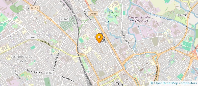localisation de l'entreprise SCI DE LA CHENAIE à TROYES