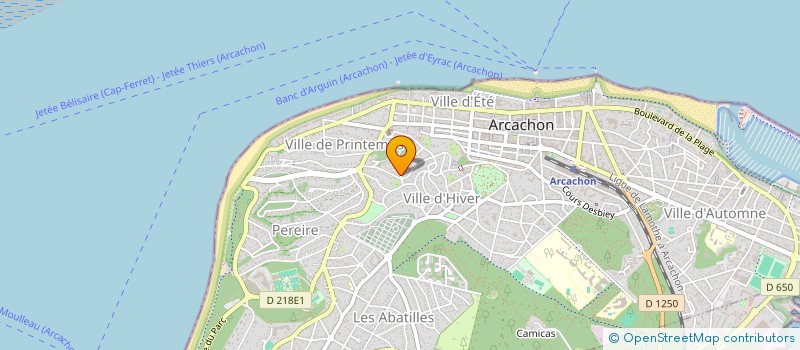 localisation de l'entreprise SCI DE LA CHENAIE  ARCACHON