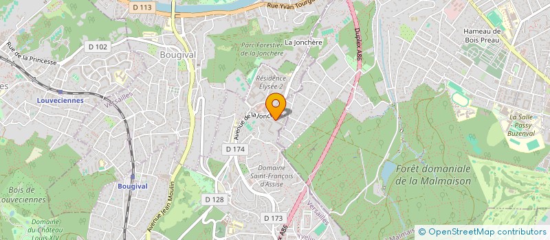 localisation de l'entreprise SCI DE LA CHESNAIE  LA CELLE-SAINT-CLOUD