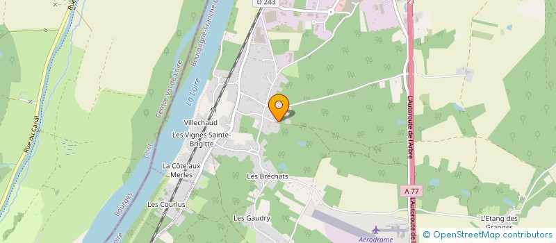 localisation de l'entreprise SCI DE LA CHESNAIE à COSNE-COURS-SUR-LOIRE