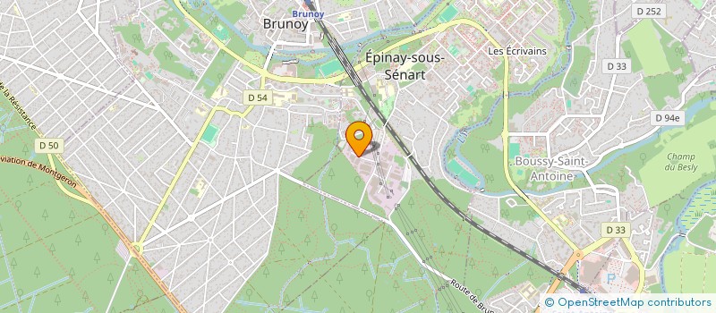 localisation de l'entreprise SCI DE LA CHESNAIE  EPINAY-SOUS-SENART