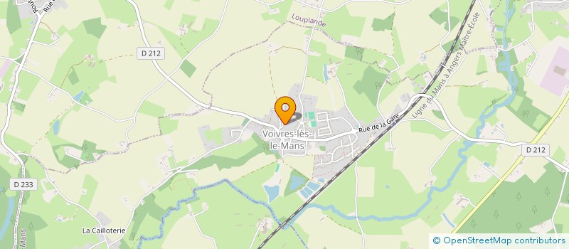 localisation de l'entreprise SCI DE LA CHESNAIE  VOIVRES-LES-LE-MANS