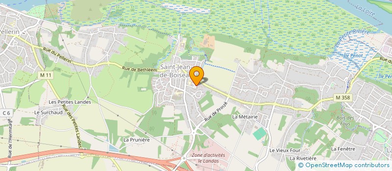 localisation de l'entreprise SCI DE LA CHESNAIE  SAINT-JEAN-DE-BOISEAU