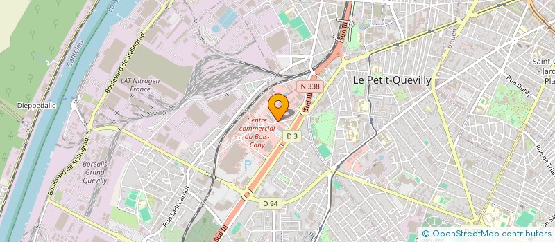 localisation de l'entreprise SCI DE LA CHESNAIE  LE GRAND-QUEVILLY