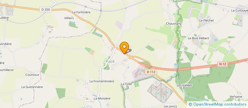 localisation de l'entreprise SCI DE LA CHESNAIE à PACE
