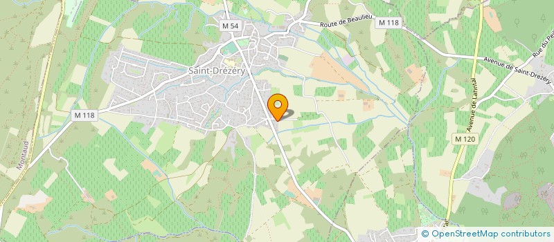 localisation de l'entreprise SCI DE LA CHESNAYE ROCHETAILLEE  SAINT-DREZERY