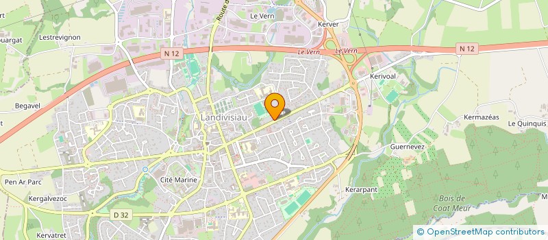 localisation de l'entreprise SCI DE LA CHESNERAIE  LANDIVISIAU