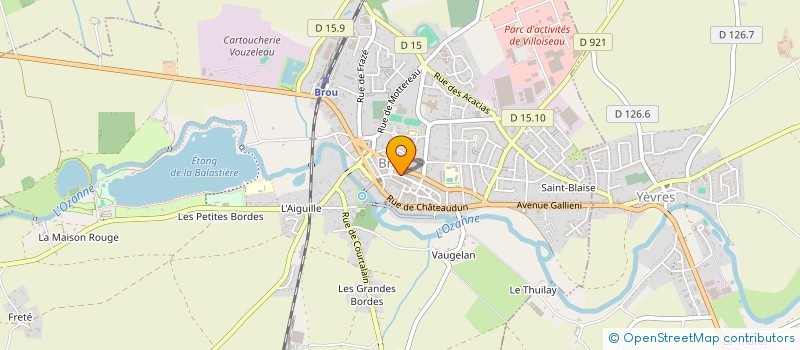 localisation de l'entreprise SCI DE LA CHEVALERIE à BROU