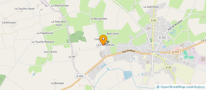 localisation de l'entreprise SCI DE LA CHEVALLERAIS  PIPRIAC