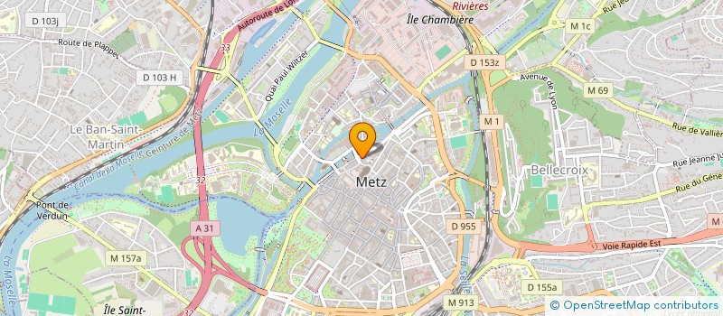 localisation de l'entreprise SCI DE LA CHEVRE D OR  METZ