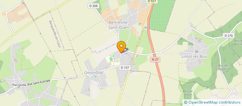 localisation de l'entreprise SCI DE LA CHEVRIERE  OMONVILLE