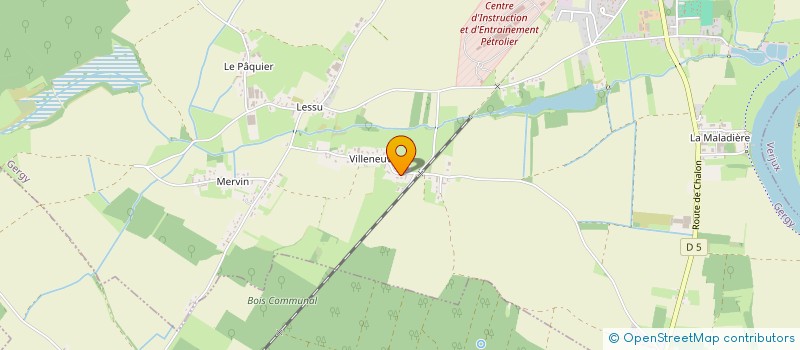 localisation de l'entreprise SCI DE LA CHOCELLE  GERGY