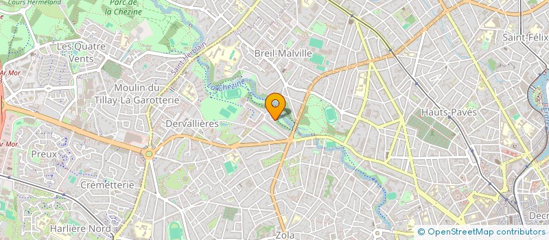 localisation de l'entreprise SCI DE LA CHOLIERE à NANTES