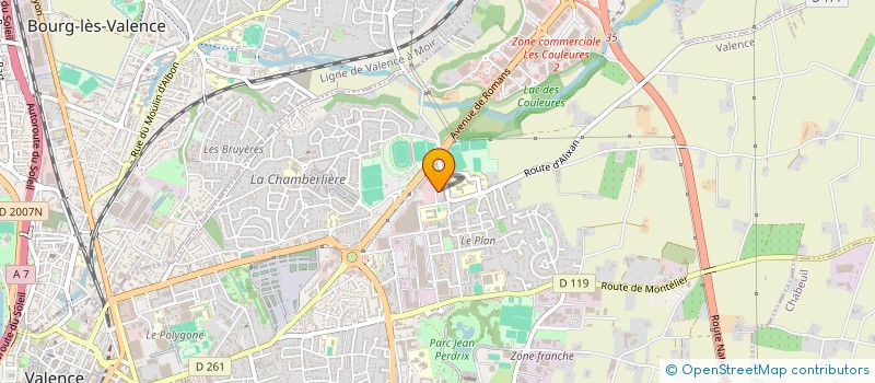 localisation de l'entreprise SCI DE LA CHOUETTE à VALENCE