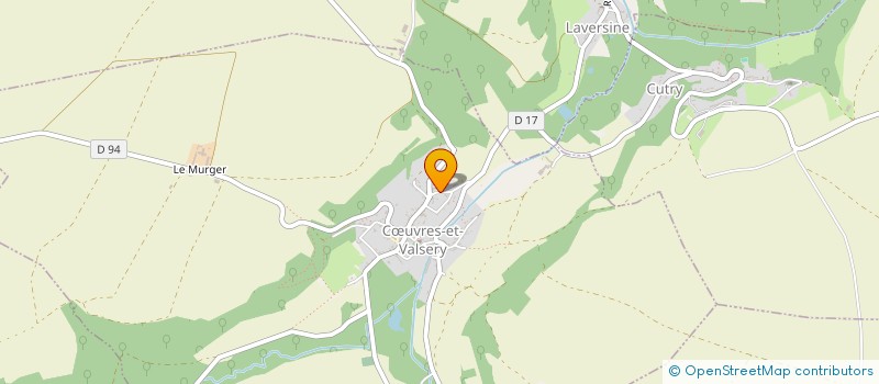 localisation de l'entreprise SCI DE LA CIDRERIE 3  CUVRES-ET-VALSERY