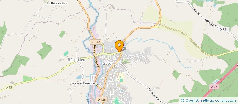 localisation de l'entreprise SCI DE LA CIDRERIE à GACE
